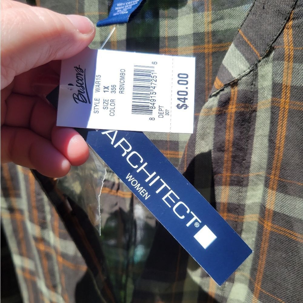 Green Plaid Tunic - Picture 6 of 10
